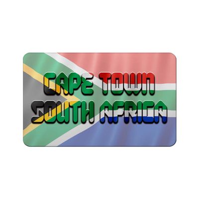 Makoroni - CAPE TOWN SOUTH AFRICA South Africa Des#2 Refrigerator Wall Magnet 2.75x3.5 inc