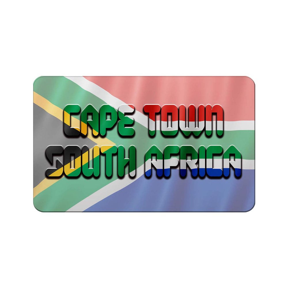 Makoroni - CAPE TOWN SOUTH AFRICA South Africa Des#2 Refrigerator Wall Magnet 2.75x3.5 inc