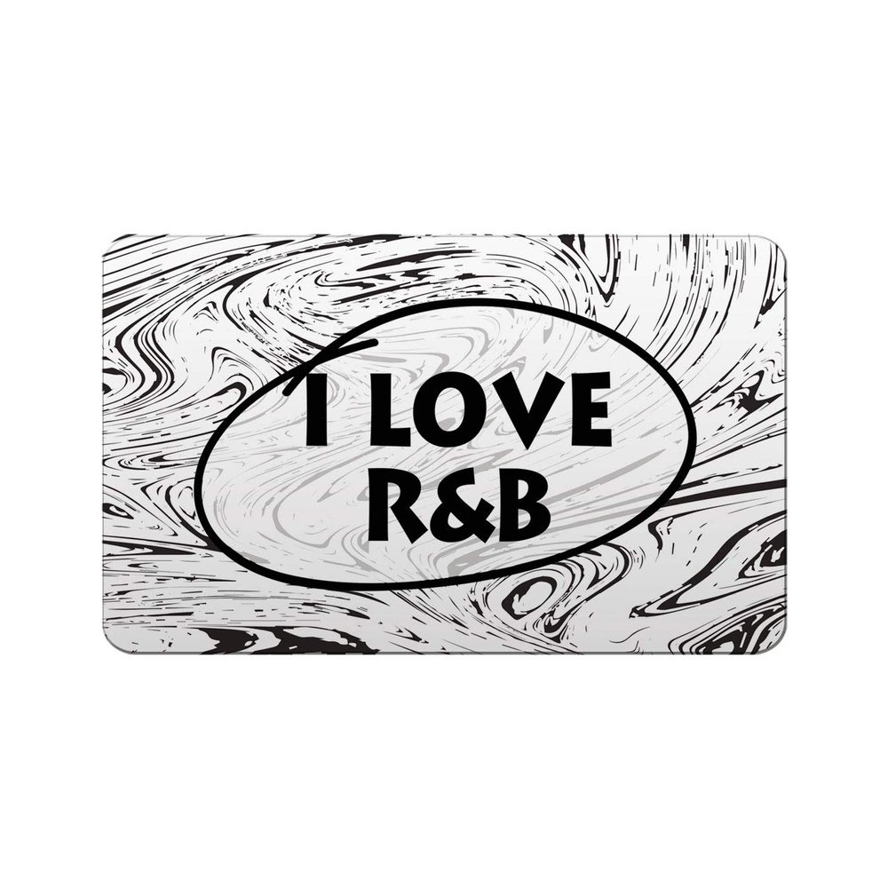Makoroni - I LOVE R&B Africa Des#1 Refrigerator Wall Magnet 2.75x3.5 inc
