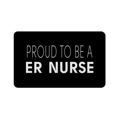 Makoroni - PROUD TO BE AN ER NURSE Refrigerator Wall Magnet 2.75x3.5 inc Des#89