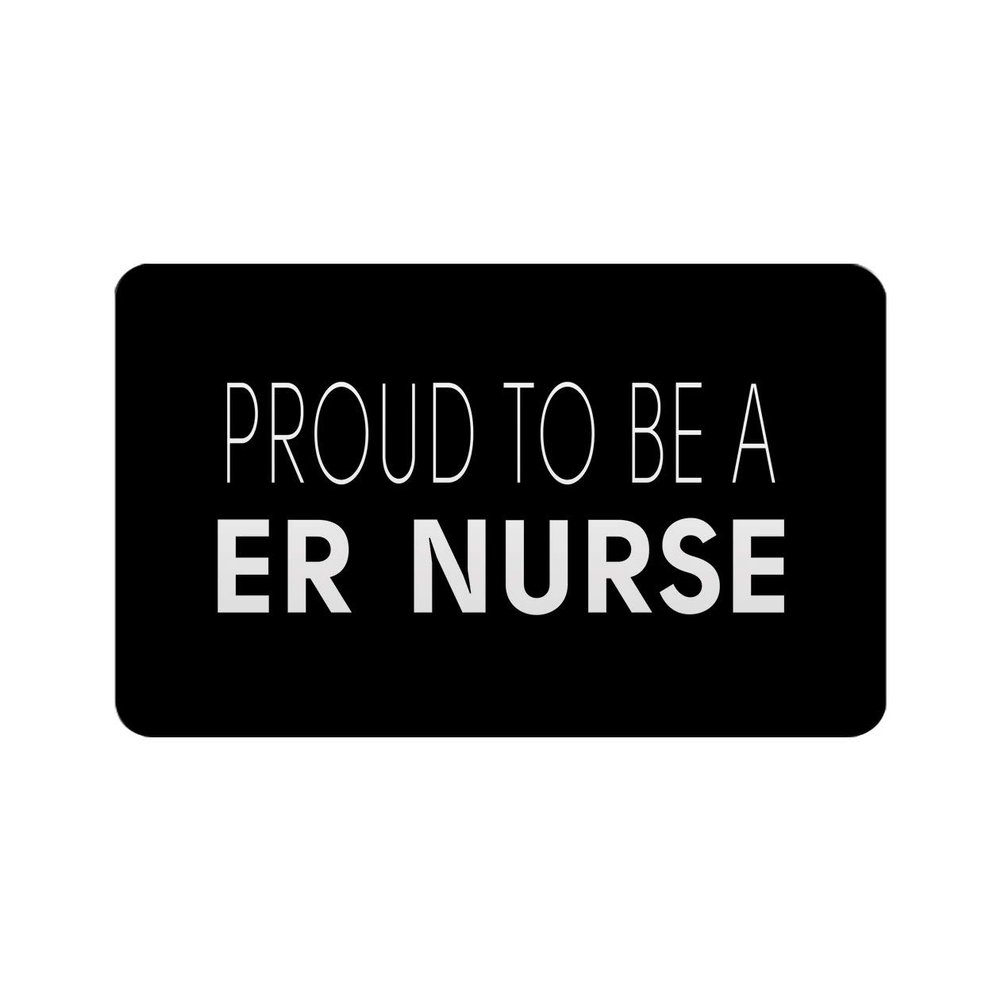 Makoroni - PROUD TO BE AN ER NURSE Refrigerator Wall Magnet 2.75x3.5 inc Des#89