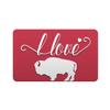 Makoroni - I LOVE BISONS Animal Refrigerator Wall Magnet 2.75x3.5 inc view 1