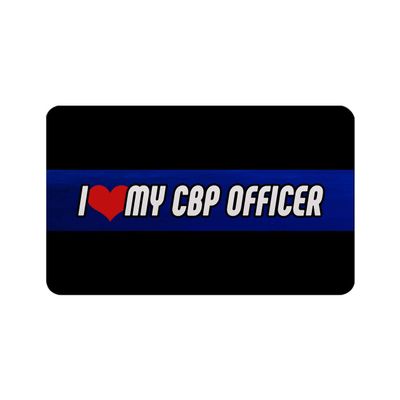 Makoroni - I LOVE MY CBP OFFICER Police Refrigerator Wall Magnet 2.75x3.5 inc Des#60