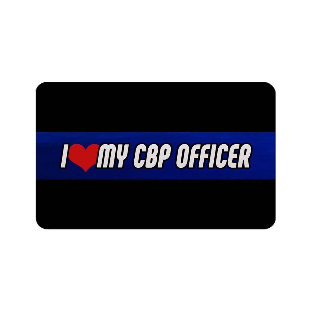 Makoroni - I LOVE MY CBP OFFICER Police Refrigerator Wall Magnet 2.75x3.5 inc Des#60