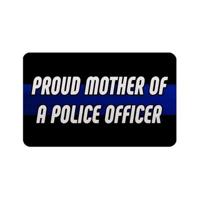 Makoroni - PROUD MOTHER OF A POLICE OFFICER Police Refrigerator Wall Magnet 2.75x3.5 inc Des#89