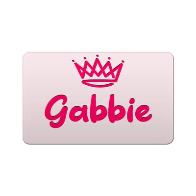 Makoroni - Gabbie Female and Girl Name Name Refrigerator Wall Magnet 2.75x3.5 inc