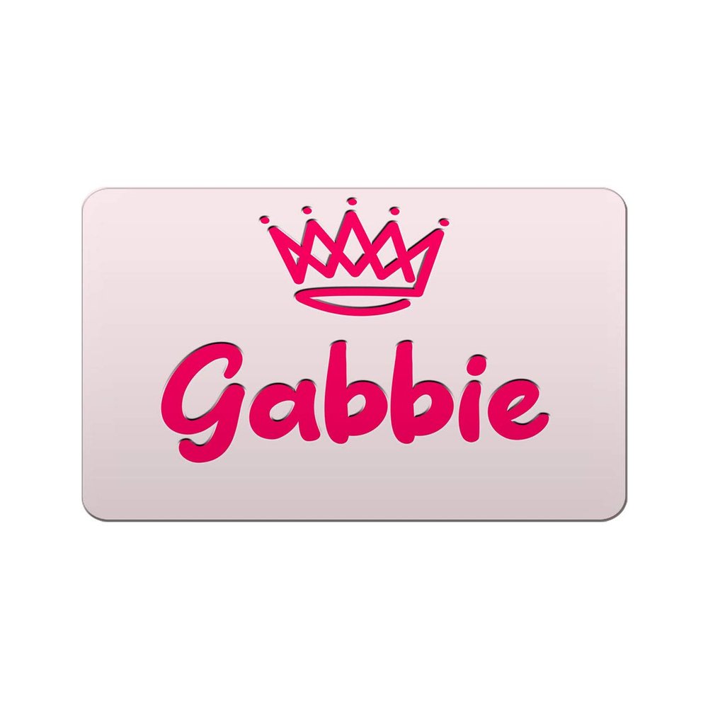 Makoroni - Gabbie Female and Girl Name Name Refrigerator Wall Magnet 2.75x3.5 inc