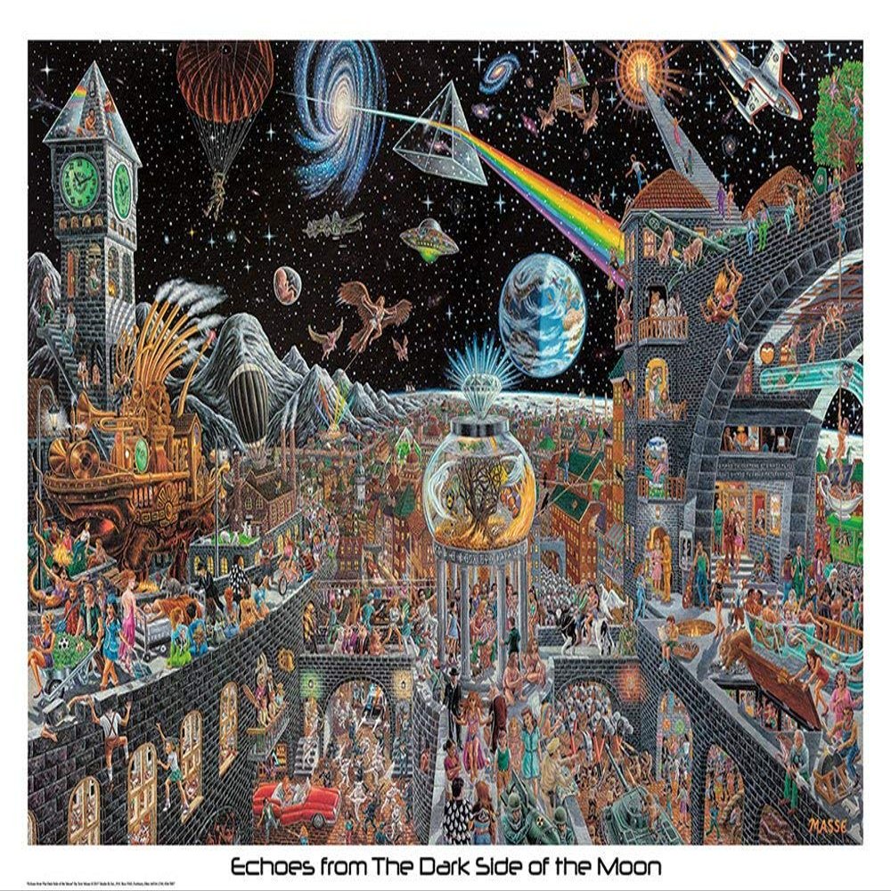 Studio B Echoes from The Darkside of The Moon - Tom Masse - Laminated Poster - 32.5" x 22.5"