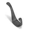 Ambipolar 10-Pack Elegant Coat Hooks Wall Mounted, Decorative Heavy Duty Double Matt Black Wall Hooks for Hanging, Coat Hooks, Purse Rack, Hat Hooks with Screws view 1