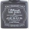 Autom Black Ceramic Wash Your Hands & Say Your Prayers Cause Jesus & Germs are Everywhere Reusable Liquid Hand Soap Dispenser, 7 1/4 Inch view 4