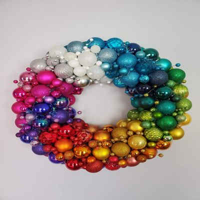 colorful wreath!