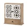 Geo Pattern Wall Cabinet 16.25x6.25x18 view 1