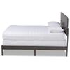 Baxton Studio Anthony Gray and Oak Finished Wood Full Size Panel Bed view 2