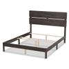Baxton Studio Anthony Gray and Oak Finished Wood Full Size Panel Bed view 3