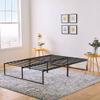 Linenspa Metal Platform Bed Frame - Under Bed Storage Space - No Box Spring Needed - 14" High - Modern Contemporary - Sturdy Steel - Light Weight - Easy Assembly - Tool Included - Queen Size view 1