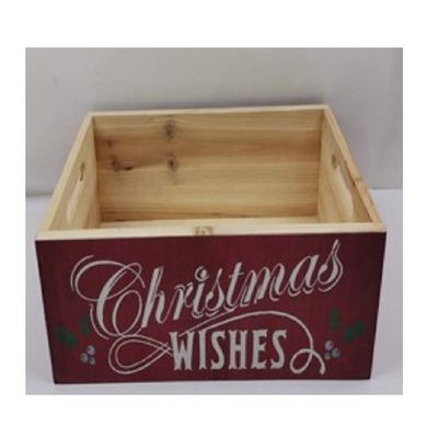 CMAS WISHES WOOD CRATE