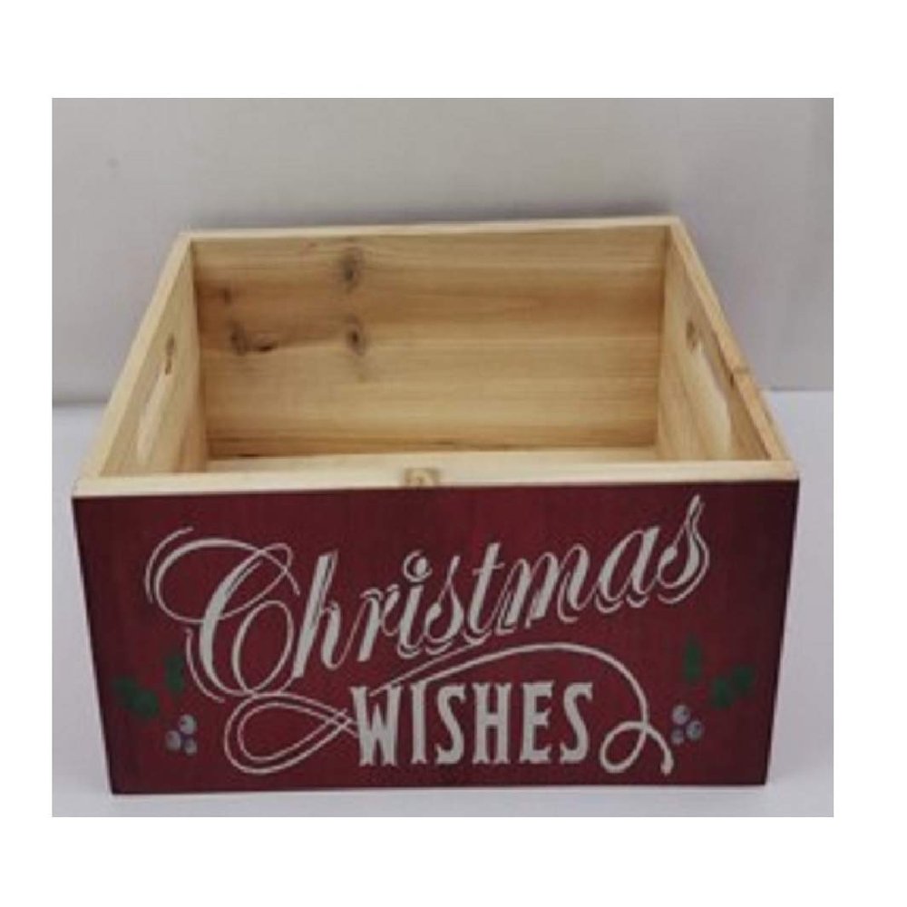 CMAS WISHES WOOD CRATE