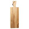 17.25" Acacia Wood Bread Board With Leather String view 1