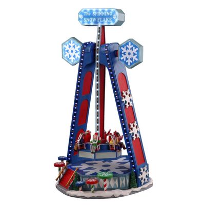 Lemax Carnival-Sights & Sounds: The Spinning Snowflake-(04737-UK), Multi-Colour