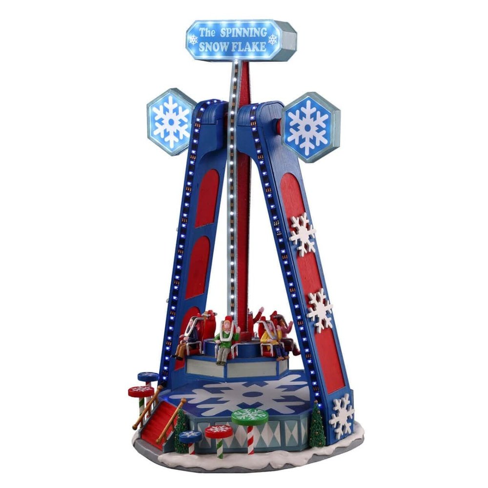 Lemax Carnival-Sights & Sounds: The Spinning Snowflake-(04737-UK), Multi-Colour
