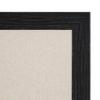 DesignOvation Beatrice Framed Linen Fabric Pinboard, 23" x 29", Distressed Black, Rustic Wall Organization view 3