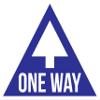 One Way Arrow Sign - One Way Floor Stickers - Traffic Flow Signs for Businesses and Schools - Removable Triangle Vinyl Decal (10 per pack) view 2