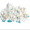 White Mixed Beach Seashells 2lb with Starfish & Sea Glass  Real Sea Shells for Crafts, Ocean Dcor, Seashell Decorations, Coastal Home Accents, Large Shells for DIY, Beach Weddings & Parties view 2