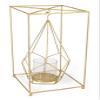 Boston International Iron & Glass Lantern/Candle Holder, 16-Inches, Square Pentagon Gold view 1