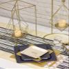 Boston International Iron & Glass Lantern/Candle Holder, 16-Inches, Square Pentagon Gold view 3