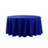 120 inch Round Tablecloth Washable Polyester Table Cloth Decorative Table Cover for Wedding Party Dining Banquet120 inch,Royal Blue view 2