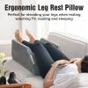 LightEase Post-Surgery Leg, Knee, Ankle Elevation Double Wedge Pillow, Memory Foam Leg Elevating Pillow for Injure, Sleeping, Foot Rest, Reduce Swelling view 3