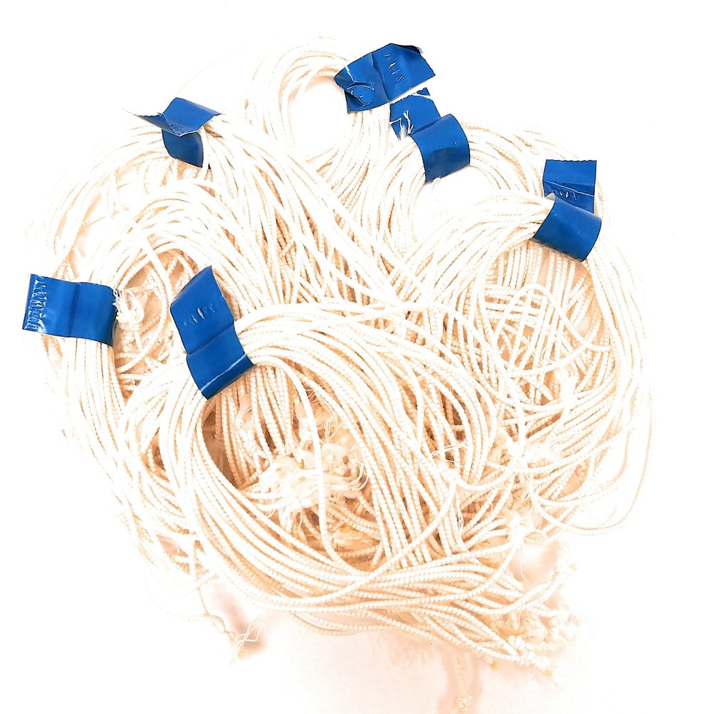 Clucker-Truss Gourmet Elastic Trussing Strings, 6 Inch, White, 3000 ct