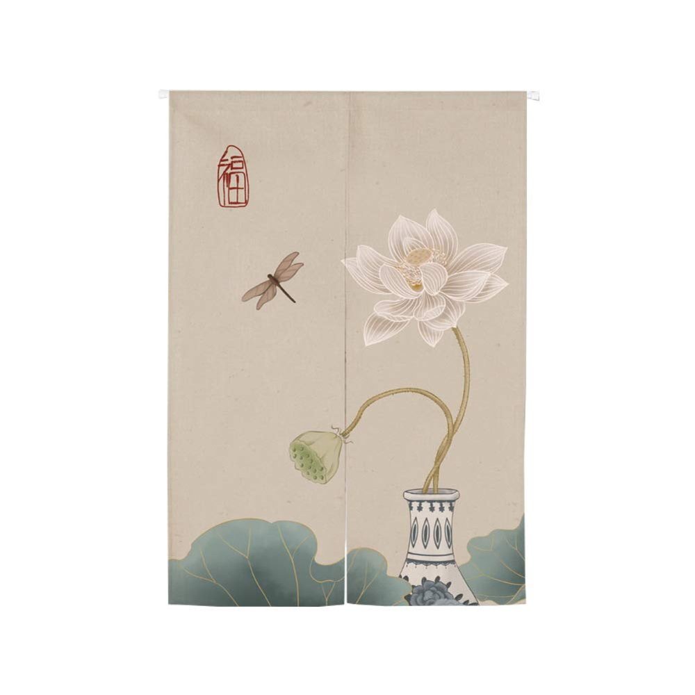 Hanging Tapestry Door Curtain Panel Room Divider,cotton Linen Tapestry For Home Decoration,japanese Noren Doorway Curtain C 90x150cm(35x59inch)