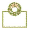 Caspari Shell Wreath Die-Cut Place Cards - Set of 24 view 2