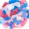 Red, White & Dark Blue Sea Glass 22oz Beach Glass for Crafts, Vase Fillers & Decor Bulk Tumbled SeaGlass Pieces for DIY Projects Recycled Seaglass for Home, Weddings & Art view 1