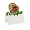 Caspari Turkey and Acorns Place Cards - Set of 40 view 1