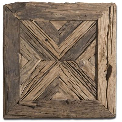 Spark & Spruce 20271-RR Nectar Rustic Reclaimed Pine Wood Wall Art