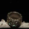 Fashion158 Antique Solid Copper finger Thumb Bead inlaid Pure Copper finger finger Brass Ring view 2