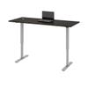 Bestar Upstand Standing Desk, Ergonomic Electric Table for Home Office, 72W x 30D, Deep Grey view 4