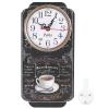 Modern Wall Clock, 11.8 x 5.8 inch Density Board Construction, with Hanging Hook for Home Office Restaurant view 1