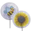 2 Pack Cartoon Fan Guard Net Safety Filters - Kid Finger Protector Summer Washable Children Safety Cover view 1