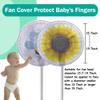 2 Pack Cartoon Fan Guard Net Safety Filters - Kid Finger Protector Summer Washable Children Safety Cover view 2