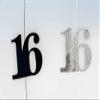 SHATCHI Age 13th-90th Glitz Black and Silver/Pink/Blue Anniversary Birthday Metallic Hanging String Shiny Foil Banner Party Door Wall Decorations Pack of 6 view 4