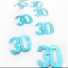 SHATCHI Age 13th-90th Glitz Black and Silver/Pink/Blue Anniversary Birthday Metallic Hanging String Shiny Foil Banner Party Door Wall Decorations Pack of 6 view 3