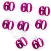 SHATCHI Age 13th-90th Glitz Black and Silver/Pink/Blue Anniversary Birthday Metallic Hanging String Shiny Foil Banner Party Door Wall Decorations Pack of 6 view 2