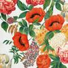 Abbott Collection 88-L-091201 Luncheon Nostalgic Bouquet Napkins. 20 Pack, 6.5 inches SQ, Red/Green view 1