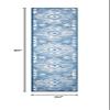 Martha Stewart x SAFAVIEH Area Rug Collection - 2' x 8' Runner, Navy & Cream, Floral Pattern, Non-Shedding & Easy Cleaning, Ideal for Living Room, Bedroom, Foyer, Hallway (MSR2862N) view 2