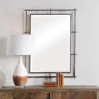 AR Lighting Ironworks Industrial Mirror