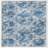Martha Stewart x SAFAVIEH Area Rug Collection - 4' x 6', Cream & Blue, Floral Pattern, Non-Shedding & Easy Cleaning, Ideal for Living Room, Foyer, Bedroom, Accent Space (MSR2862D) view 1