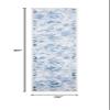 Martha Stewart x SAFAVIEH Area Rug Collection - 2' x 8' Runner, Cream & Blue, Floral Pattern, Non-Shedding & Easy Cleaning, Ideal for Living Room, Bedroom, Foyer, Hallway (MSR2862D) view 2